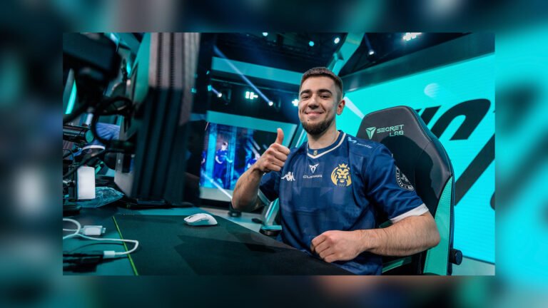 Primer plano del midlaner del equipo de MAD Lions KOI, Fresskowy