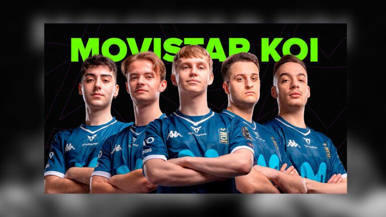 Imagen de los jugadores de KOI como cartel promocional de su enfrentamiento en el EMEA Masters