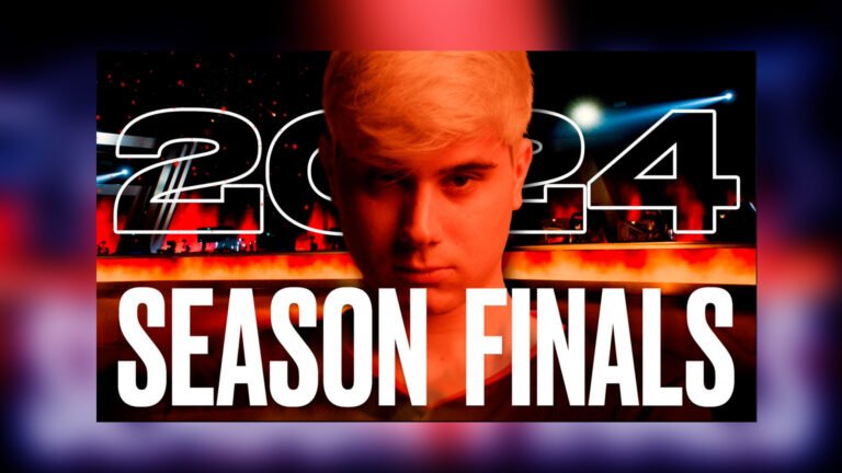 Imagen promocional de la primera jornada de las LEC Finals con la foto de Razork en el centro de ella