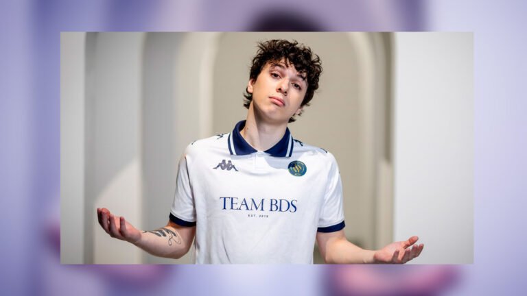 Imagen promocional de la jornada 2 de las LEC Finals con la foto de Adam en el centro de ella