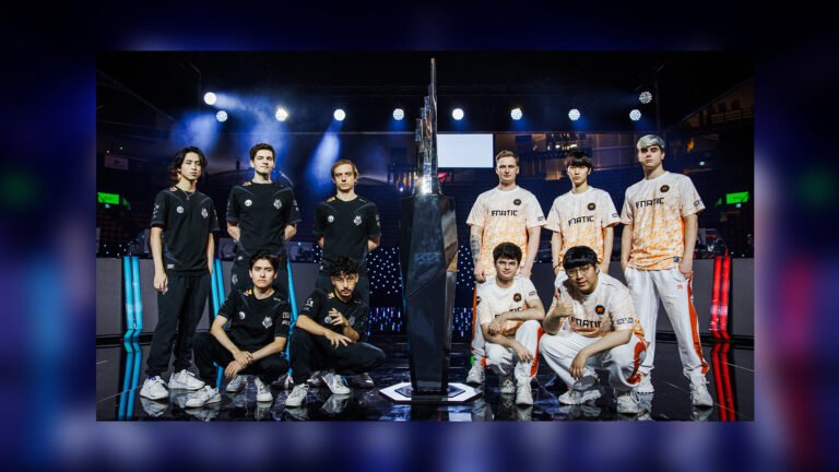 Imagen de los equipos de G2 Esports y Fnatic como imagen promocional de la gran final de las LEC Finals