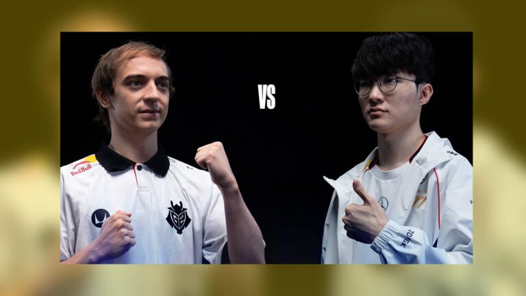 Imagen de Caps y Faker, para promocionar el día de enfrentamientos del suizo durante los Mundiales