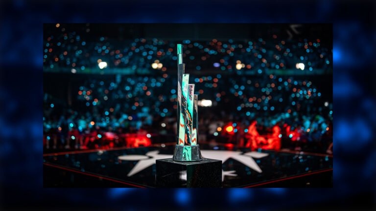 Imagen del trofeo de la LEC durante la final de las LEC Finals de 2024