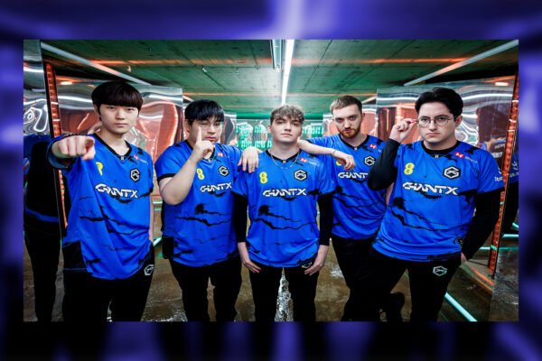 Imagen de los jugadores del equipo de GX como cartel promocional de la LEC