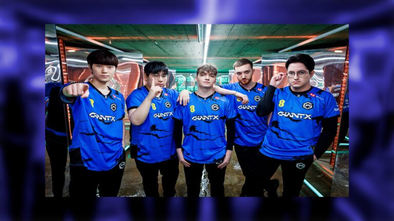 Imagen de los jugadores del equipo de GX como cartel promocional de la LEC