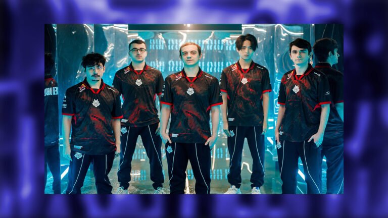 Imagen de los jugadores del equipo de G2 como cartel promocional de la LEC
