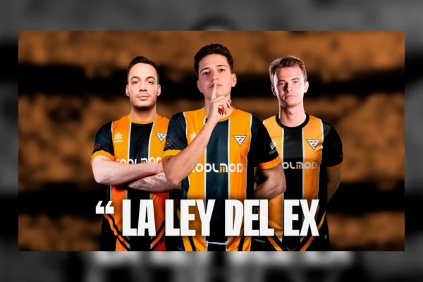 Cartel promocional de la semana 2 de Superliga, con varios jugadores de RBT y un texto que reza: La ley del ex.