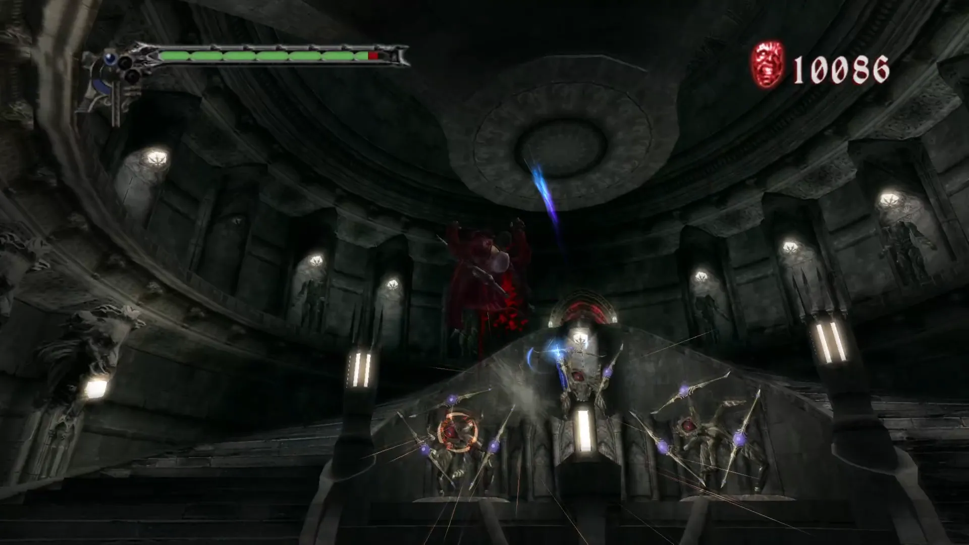 Disparos apuntando a Dante