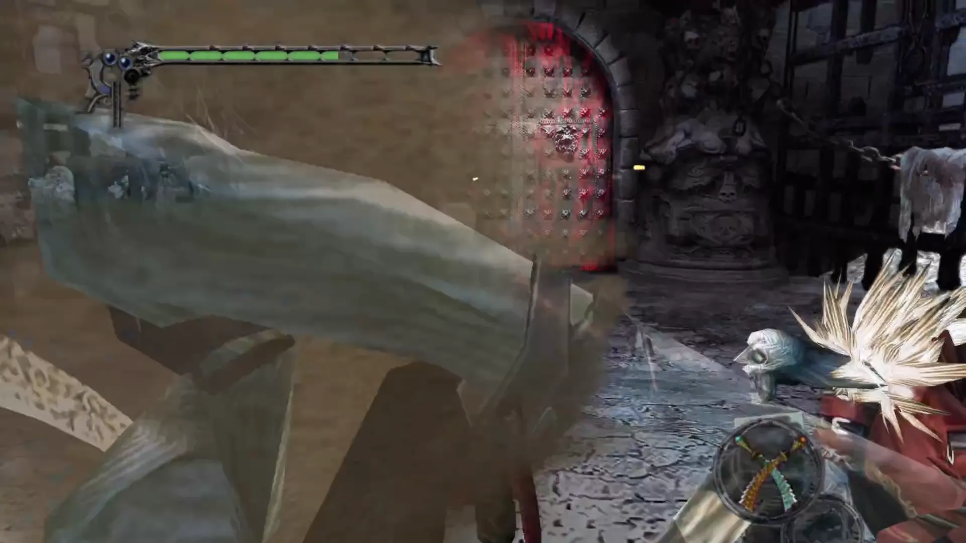 Enemigo tapando la cámara