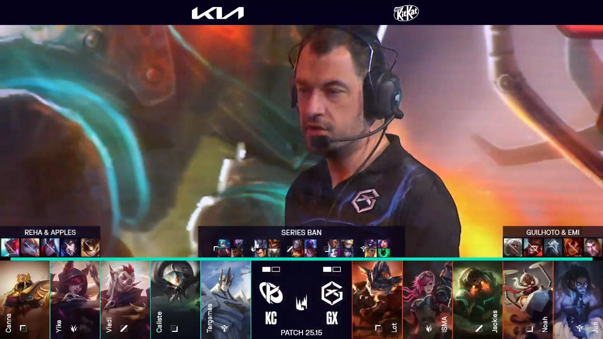 Draft del tercer mapa del segundo partido de la jornada 2 de verano de la LEC entre GX y KC