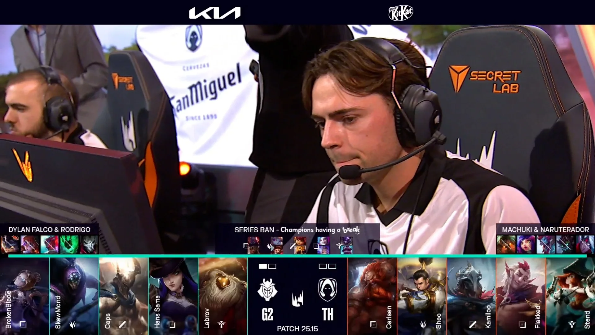 Draft del segundo mapa del primer partido de la jornada 4 de verano de la LEC entre G2 y TH