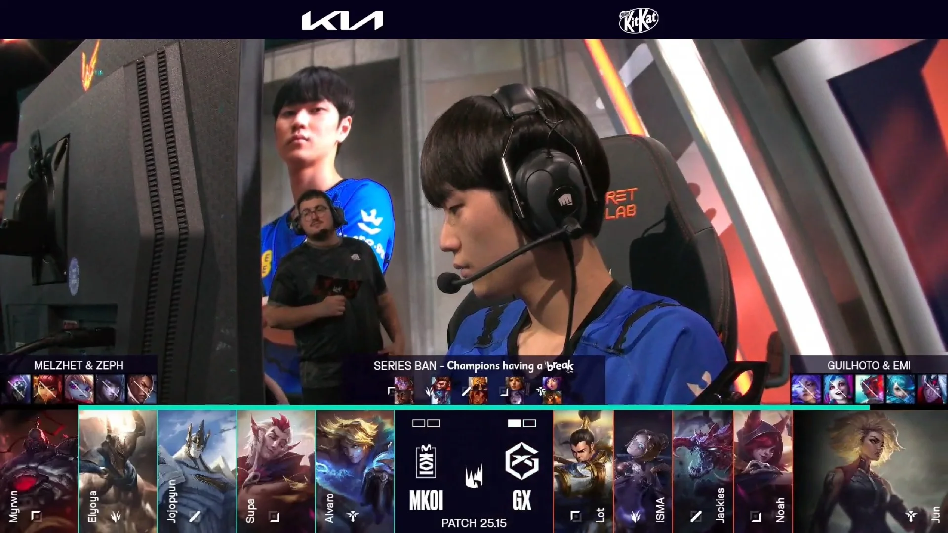 Draft del segundo mapa del segundo partido de la jornada 4 de verano de la LEC entre MKI y GX