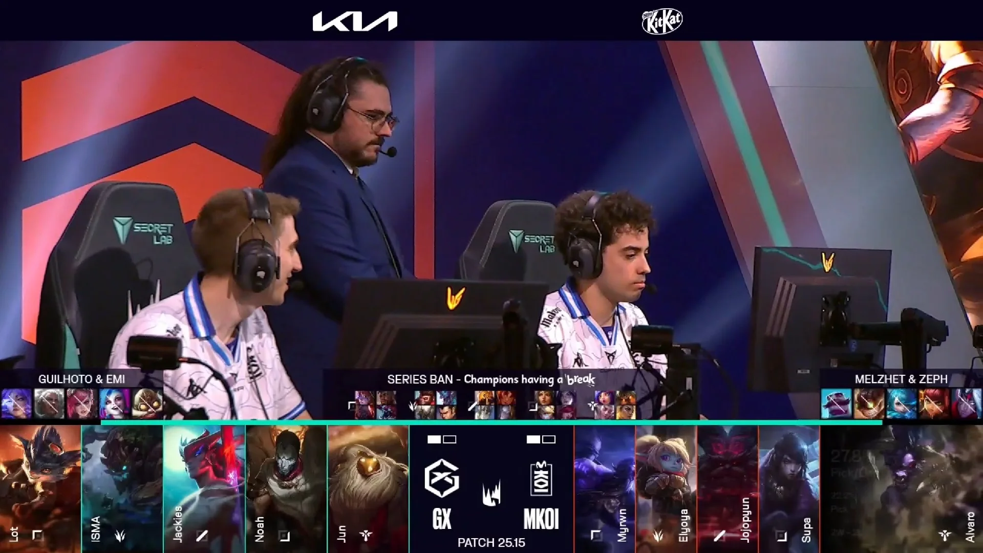 Draft del tercer mapa del segundo partido de la jornada 4 de verano de la LEC entre MKI y GX