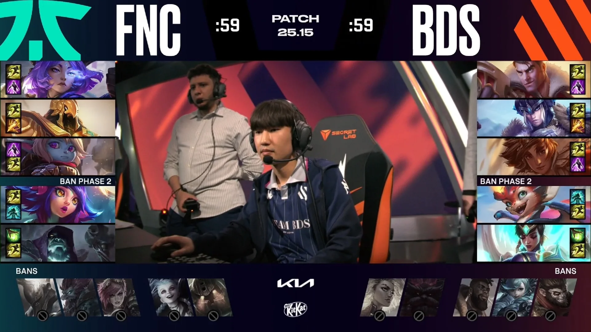 Draft del segundo mapa del primer partido de la jornada 5 de verano de la LEC entre FNC y BDS