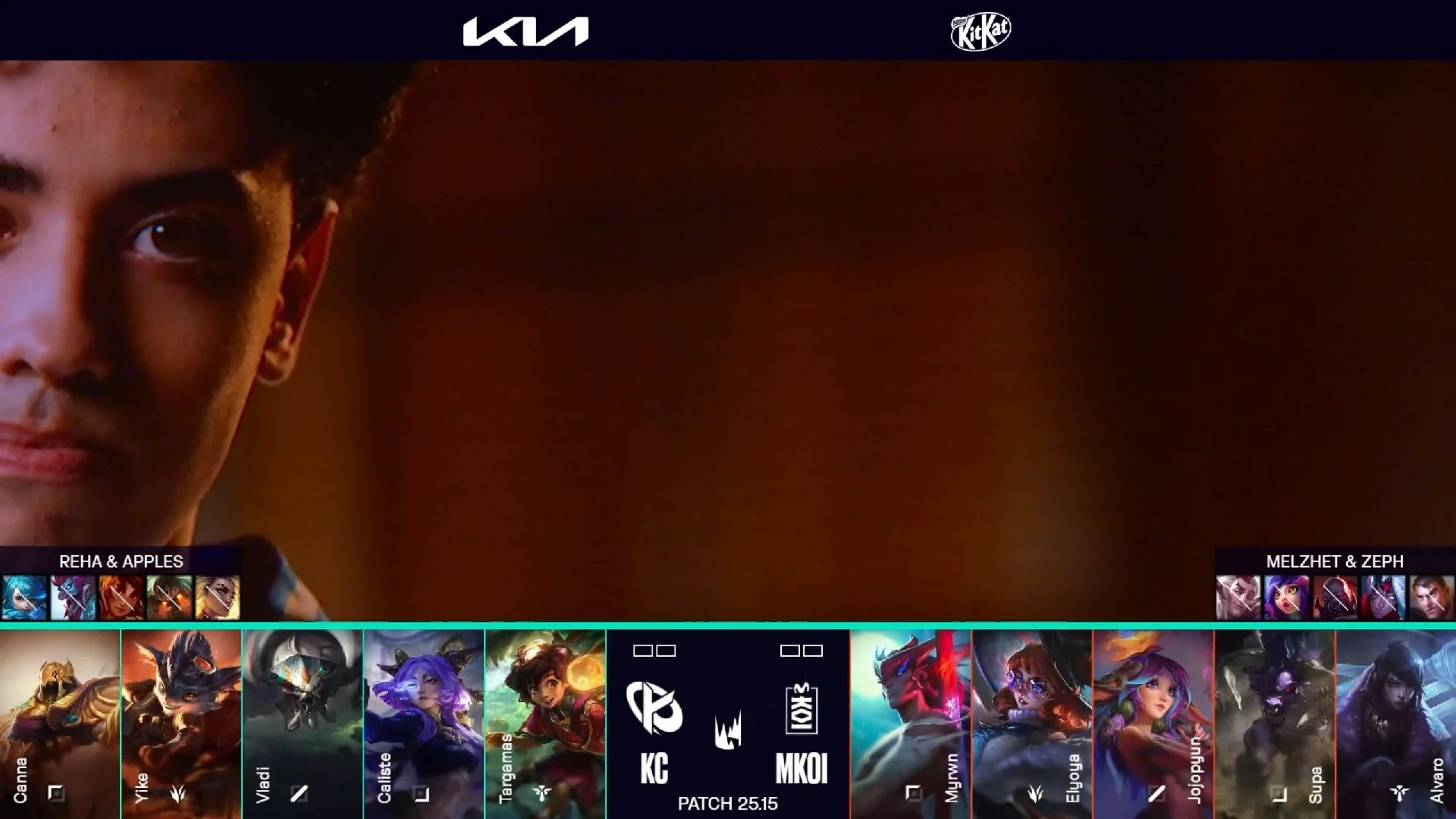 Draft del primer mapa del segundo partido de la jornada 5 de verano de la LEC entre KC y MKOI