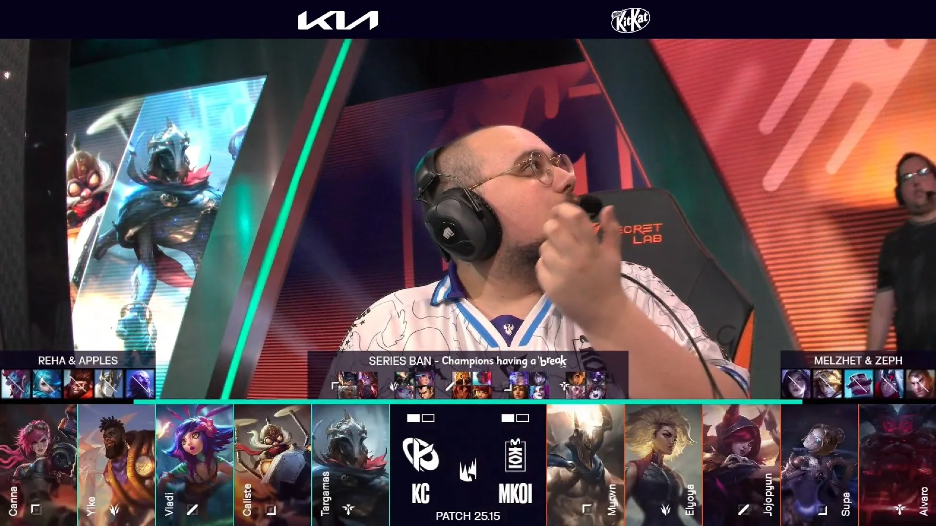 Draft del tercer mapa del segundo partido de la jornada 5 de verano de la LEC entre KC y MKOI