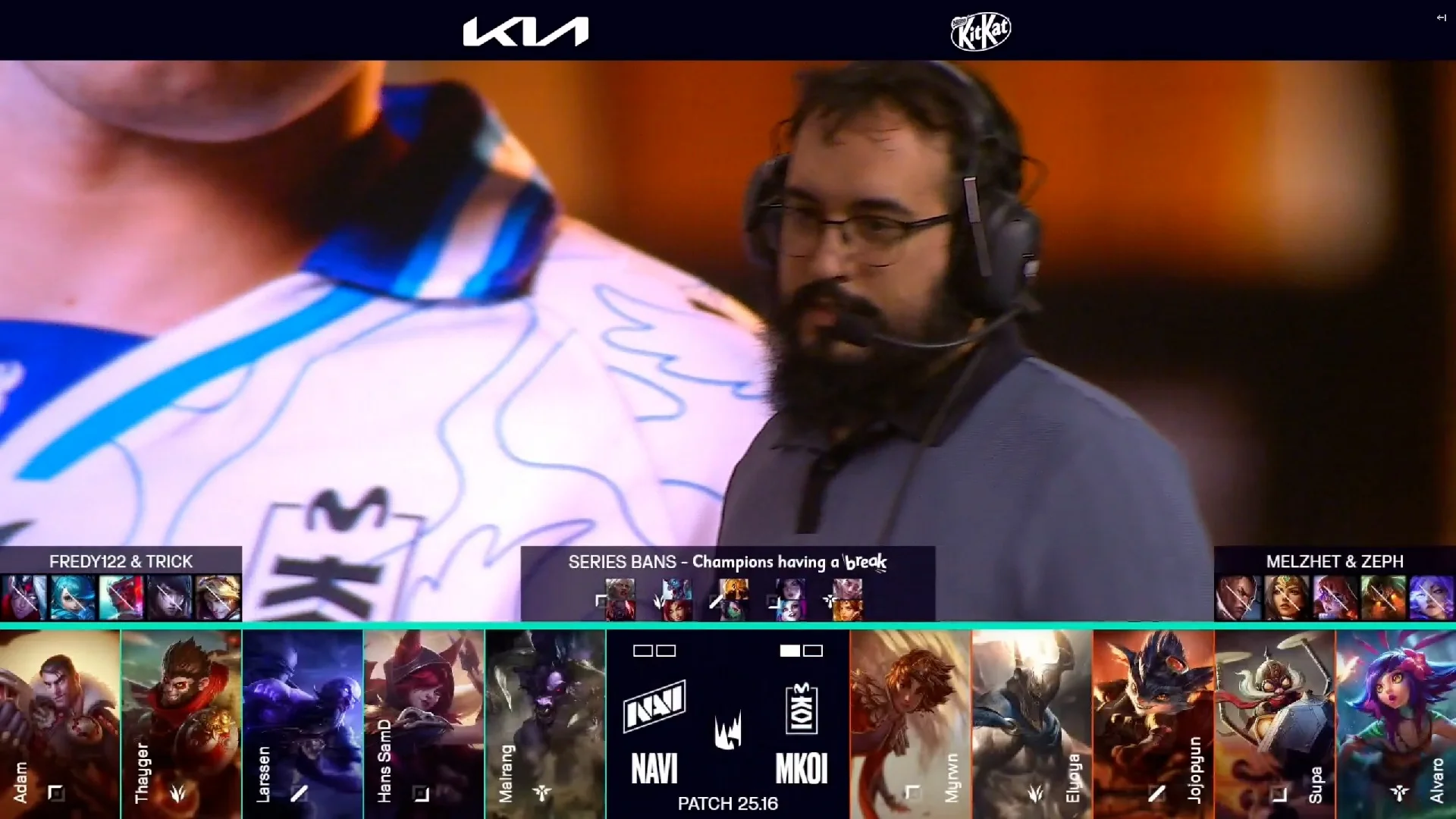 Draft del segundo mapa del primer partido de la jornada 6 de verano de la LEC entre MKOI y NAVI