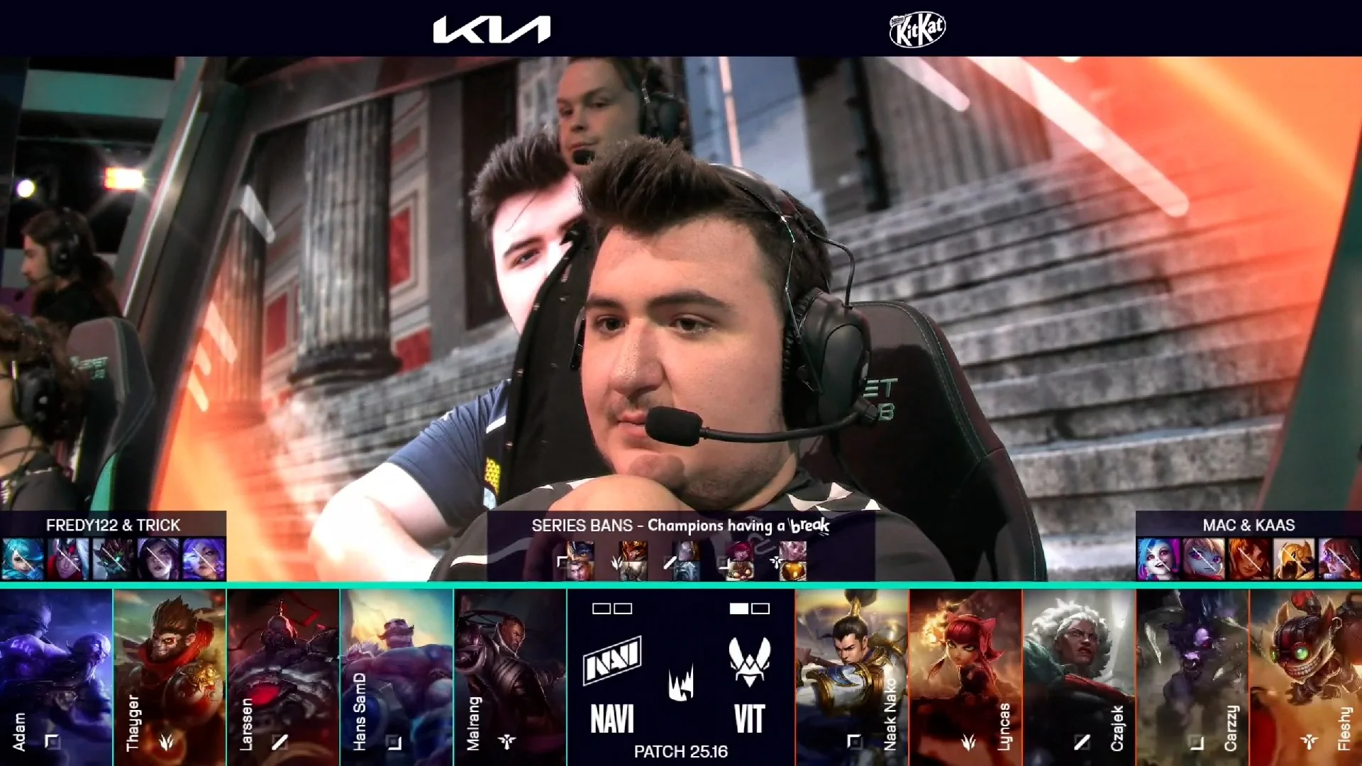 Draft del segundo mapa del primer partido de la jornada 7 de verano de la LEC entre VIT y NAVI