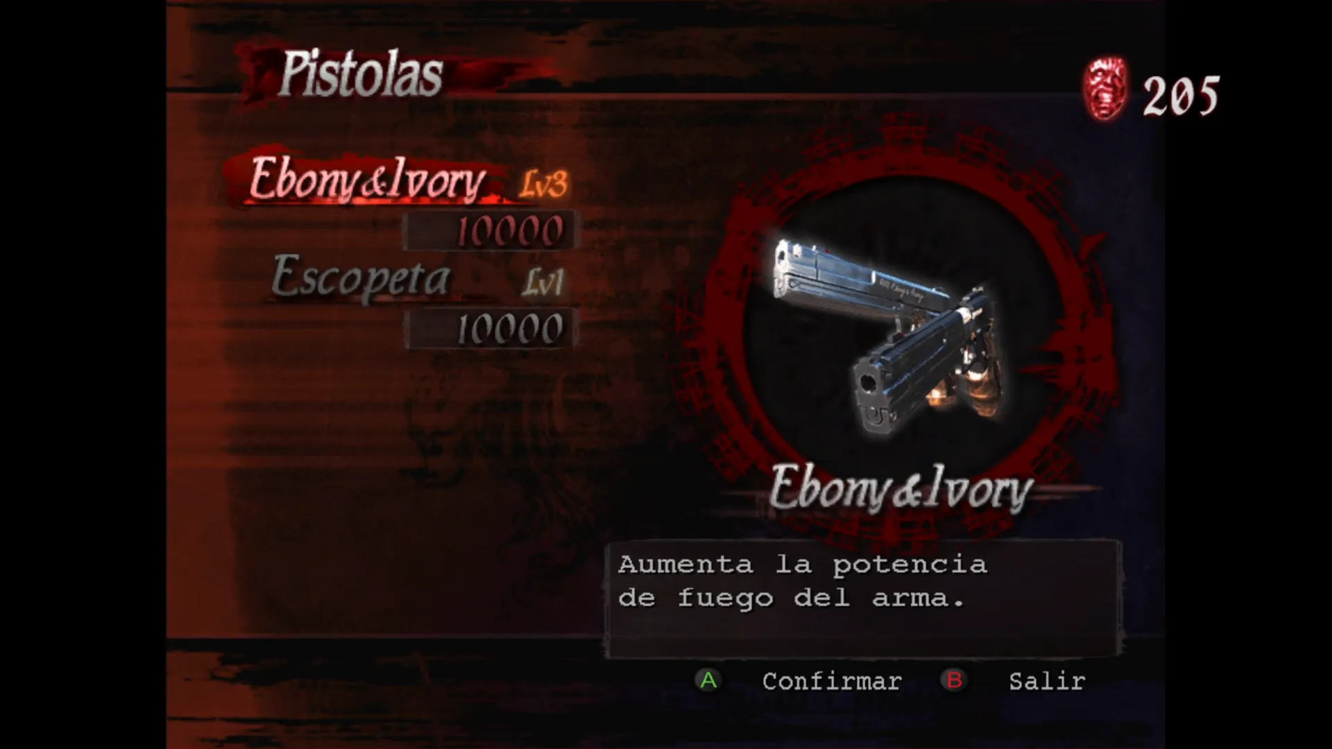Ebony&Ivory mejoradas en Devil May Cry 3