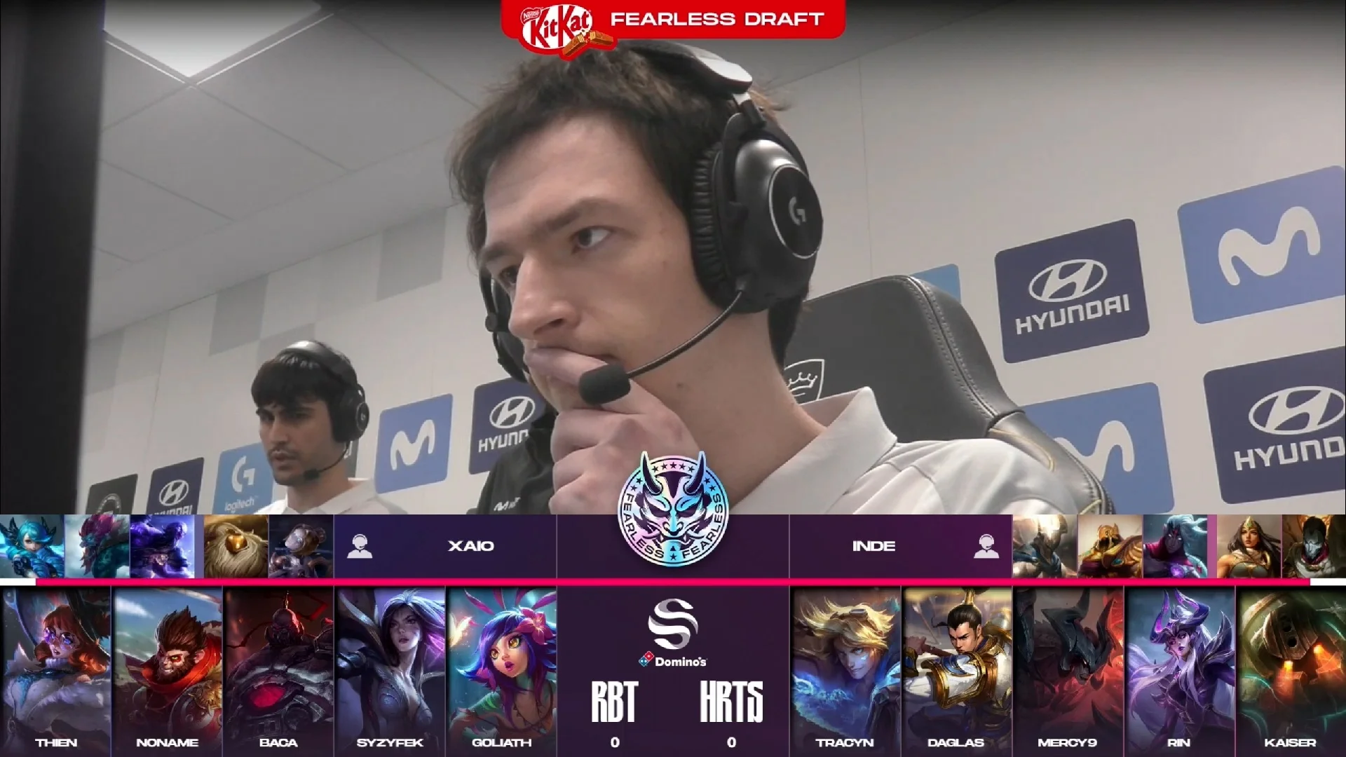 Draft del primer mapa del primer partido de la jornada 2 de los playoffs de verano de la Superliga entre RBT y HRTS