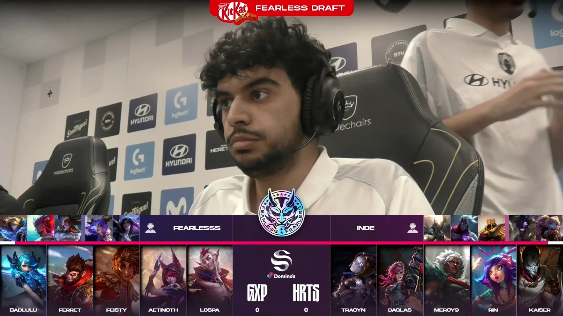 Draft del primer mapa de la jornada 5 de los playoffs de verano de la Superliga entre GXP y HRTS