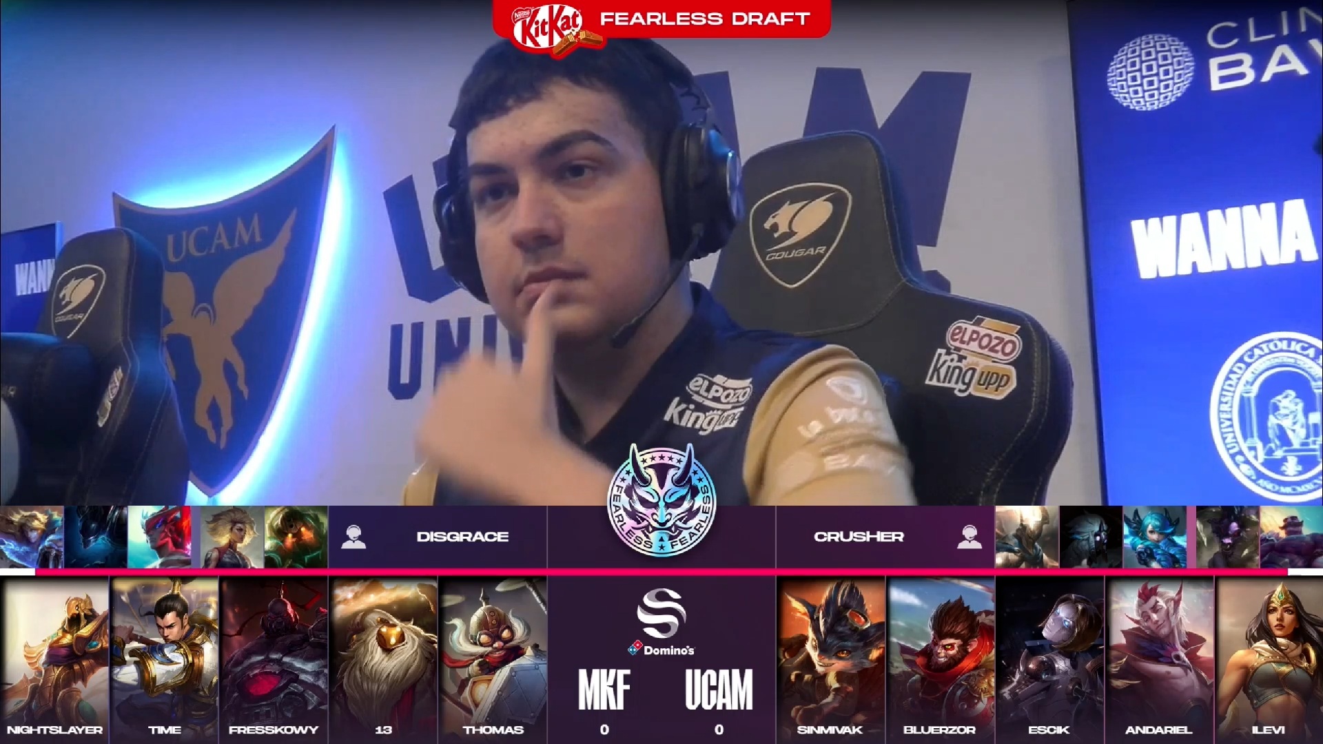 Draft del primer mapa de la jornada 6 de los playoffs de verano de la Superliga entre MKF y UCAM