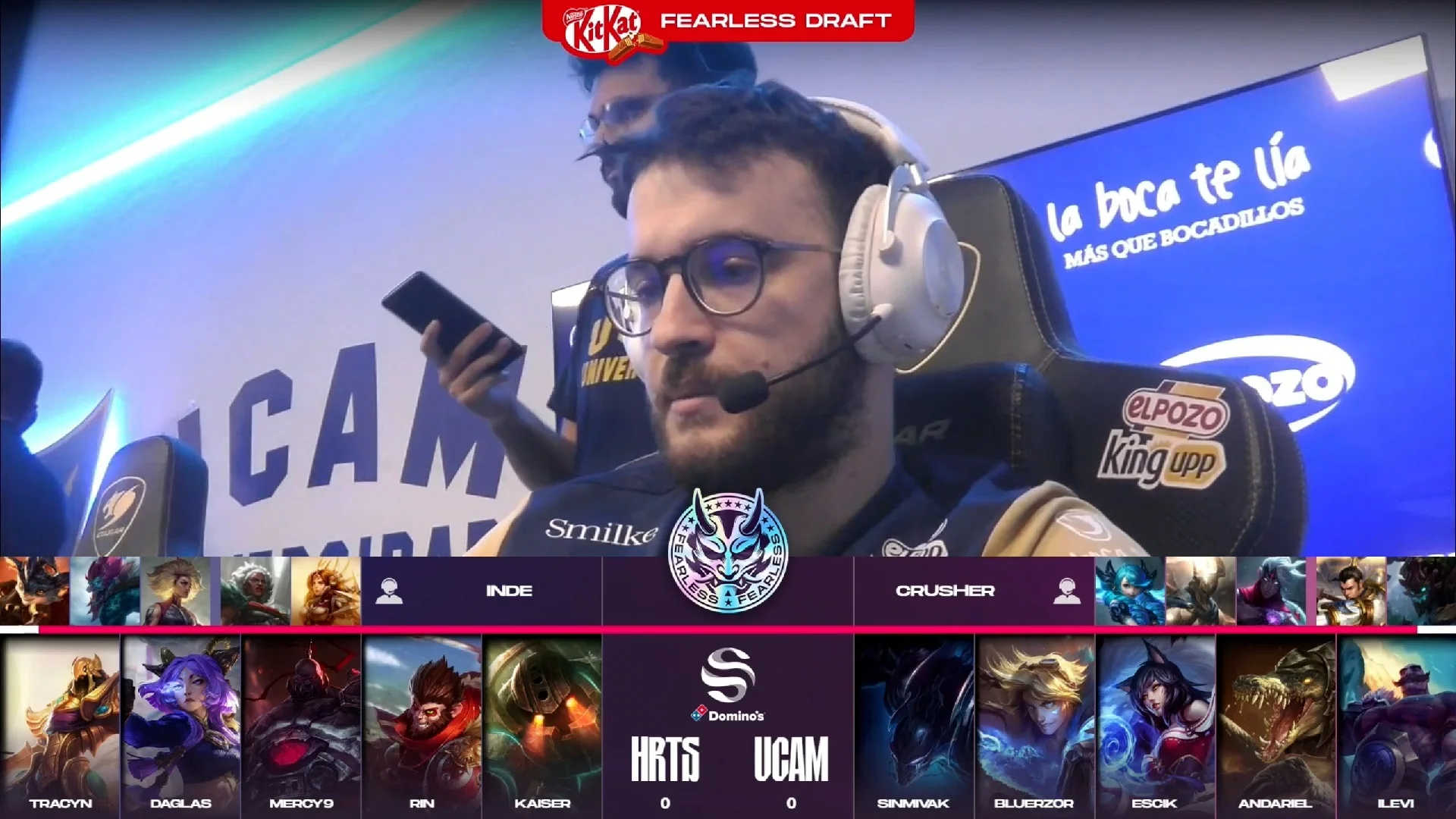 Draft del primer mapa de la jornada 7 de los playoffs de verano de la Superliga entre HRTS y UCAM