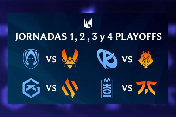 Imagen de portada para la Jornada 4 de los playoffs de la LEC de verano