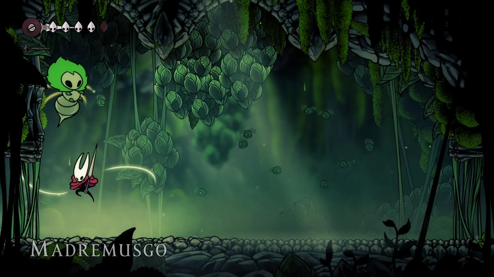 Hornet curándose en el aire