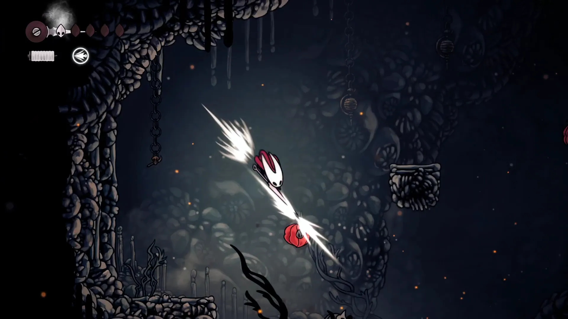 Rebote contra objetos en Hollow Knight: Silksong