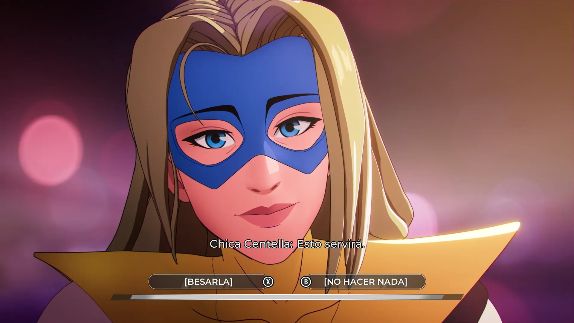 Chica Centella mirándote fijamente