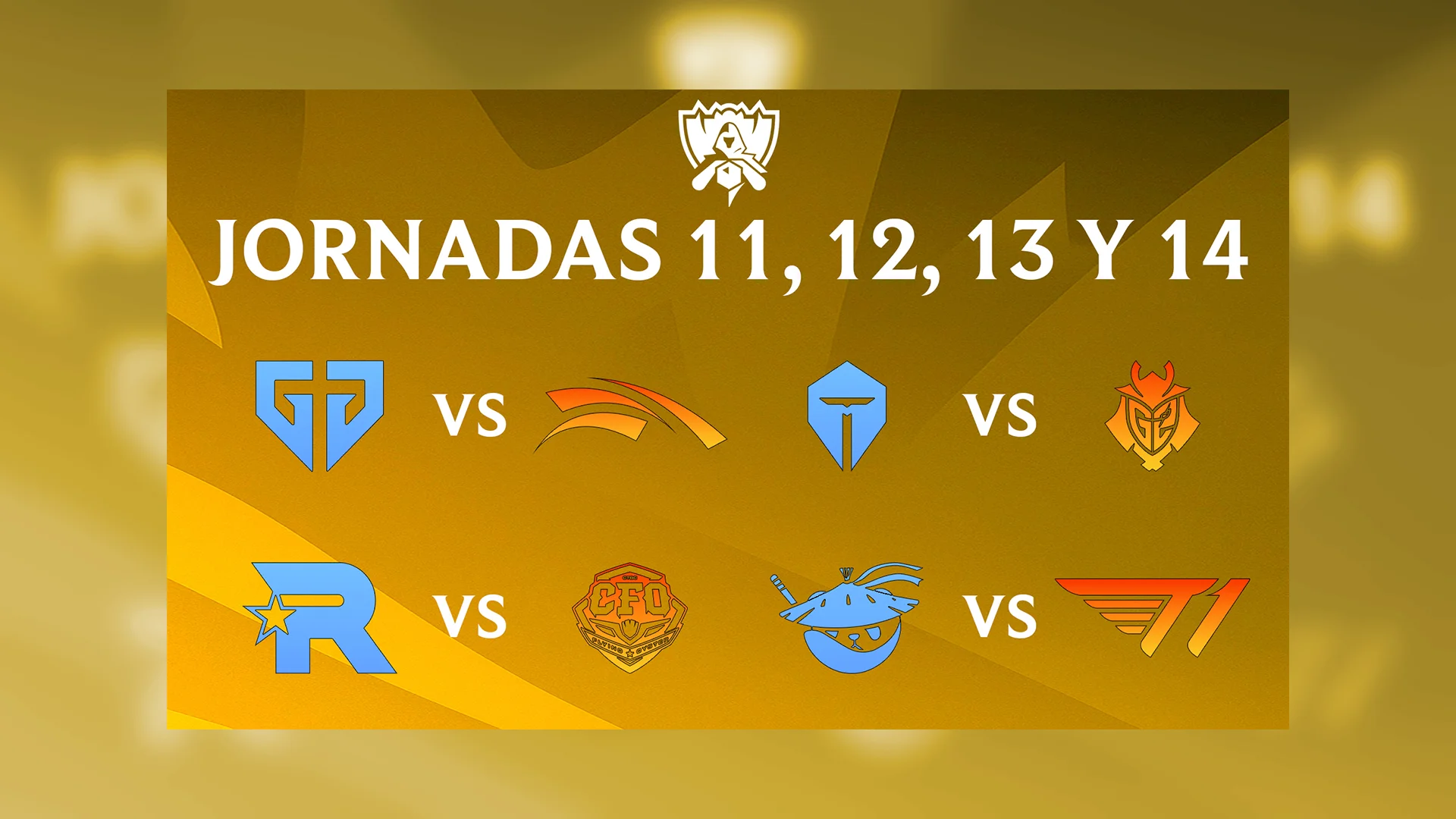 Imagen de portada para la Jornada 11-14 de los Mundiales 2025