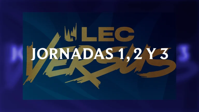 Imagen de portada para la Jornada 1 de la LEC Versus