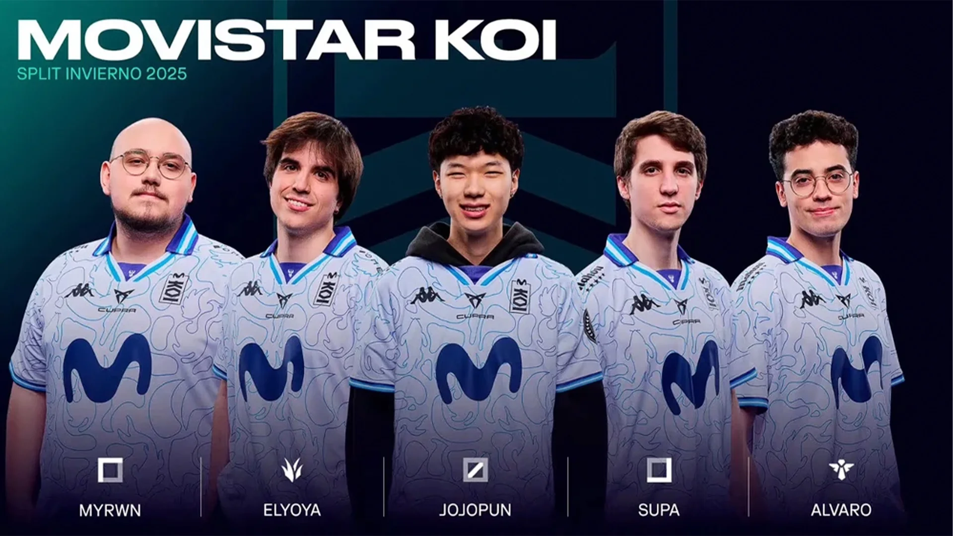 Imagen del roster de MKOI para la Jornada 1 de la LEC Versus