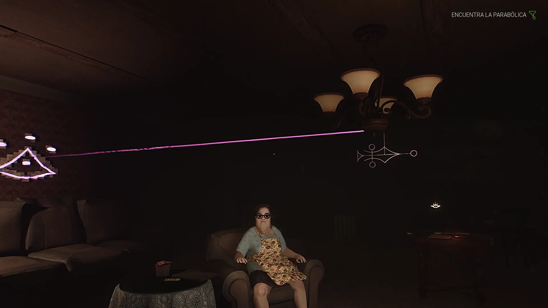 Uno de los primeros puzles de OH DEMON! Fix my tv