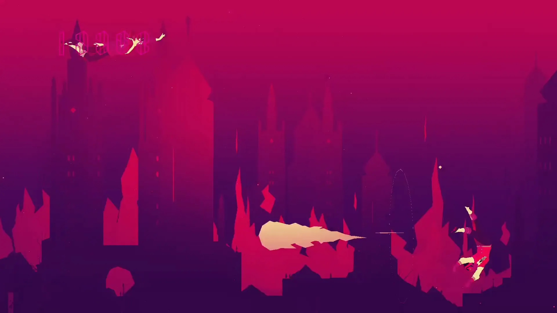 Sayonara Wild Hearts, pero en vertical