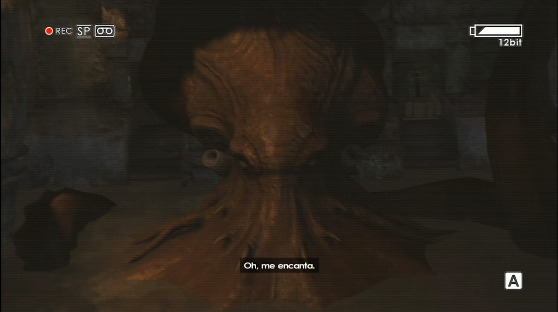 Imagen de un kraken ciego en Tomb Raider Underworld