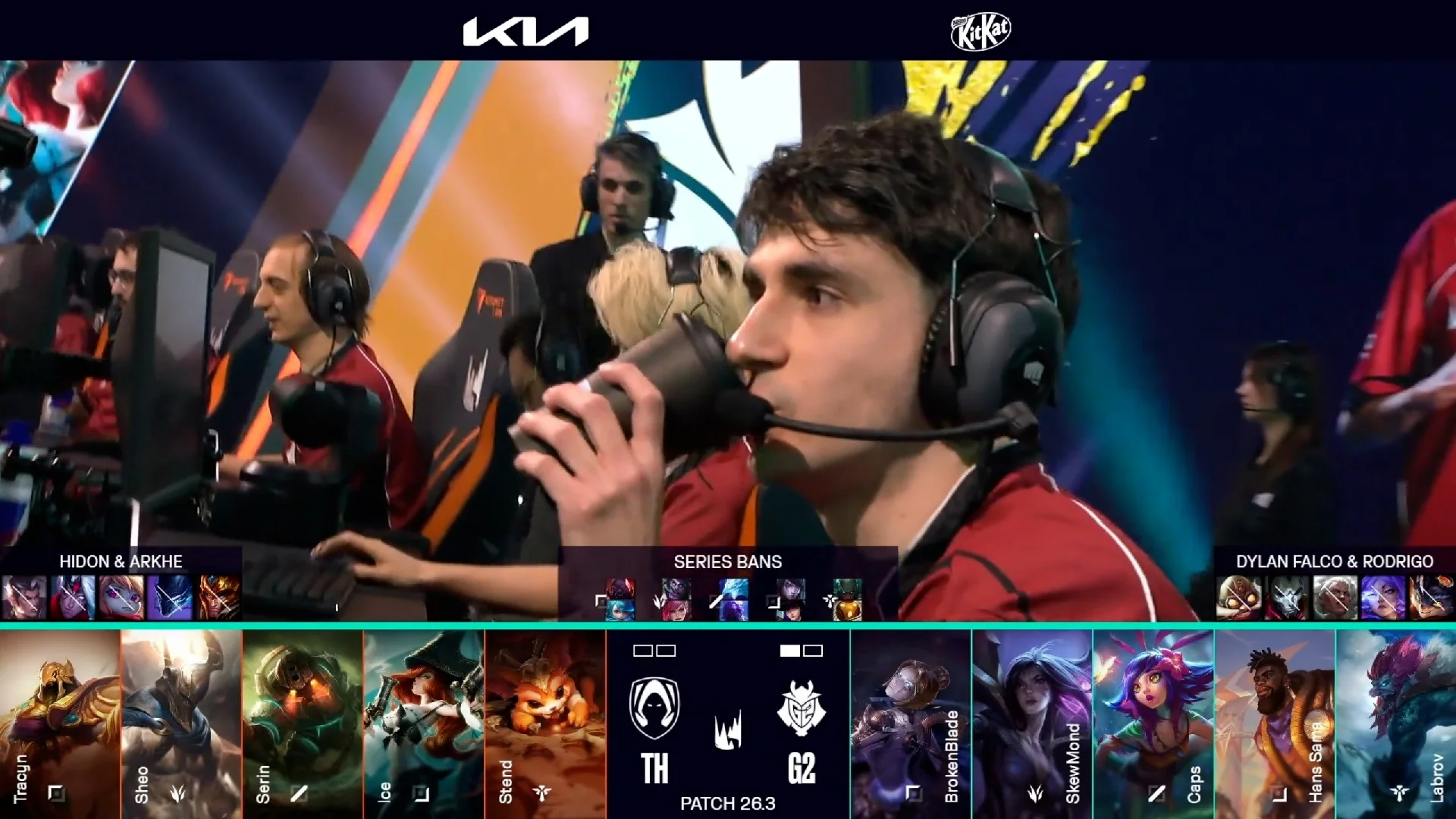 Draft del segundo mapa del primer mejor de tres de la jornada 2 de los playoffs de la LEC Versus 2026 entre TH y G2