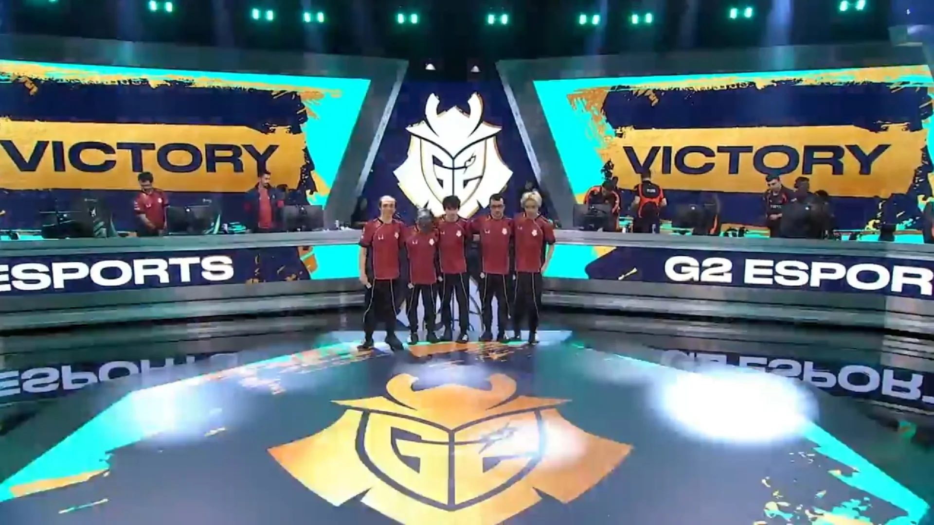 Imagen del roster de G2 para la Jornada 11 de la LEC Versus