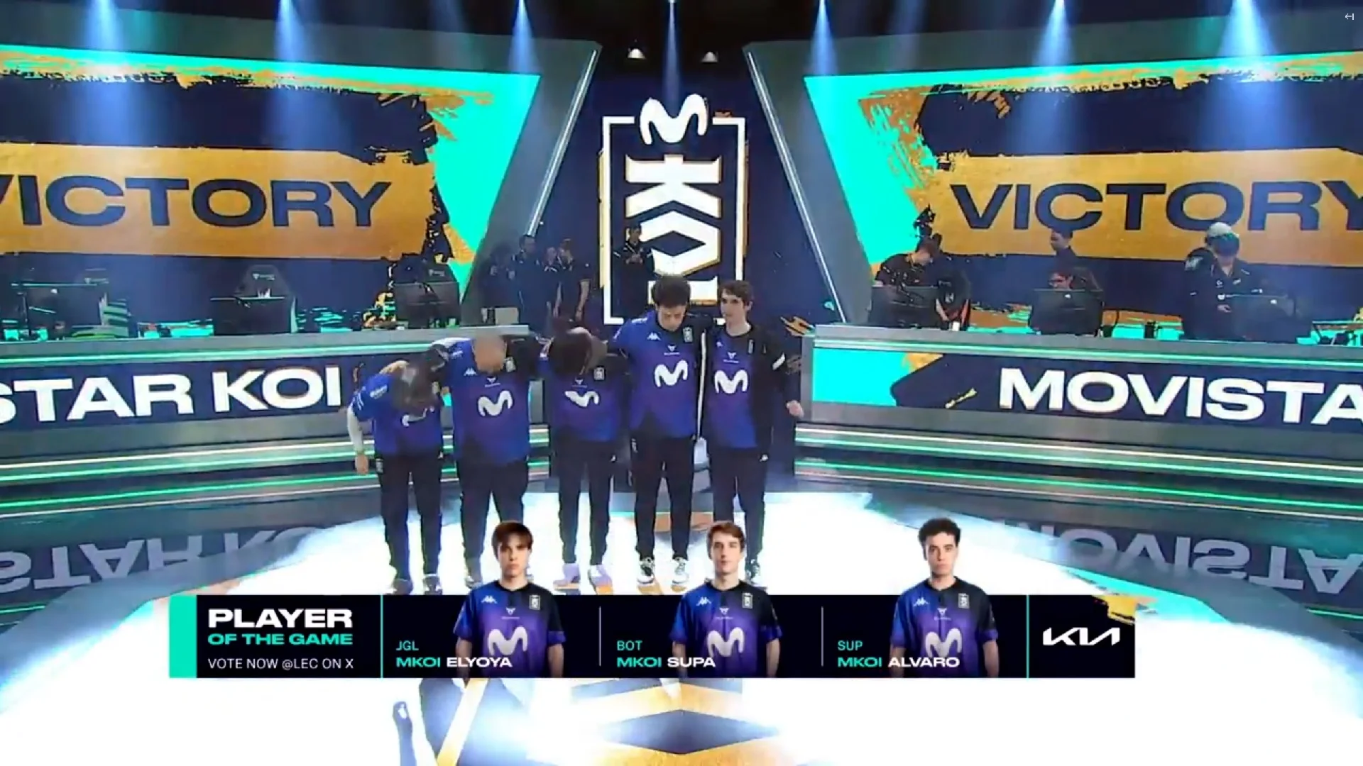 Imagen del roster de MKOI para la Jornada 11 de la LEC Versus