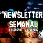 Portada de la newsletter semanal de TAOGames de la penúltima semana de febrero