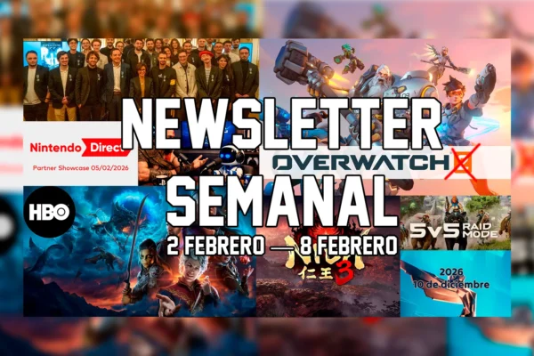 Portada de la newsletter semanal del 2 al 8 de febrero, TAOGames