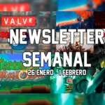 Portada de la newsletter semanal del 26 de enero al 1 de febrero, TAOGames
