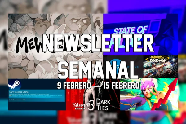 Portada de la newsletter semanal del 9 al 19 de febrero, TAOGames