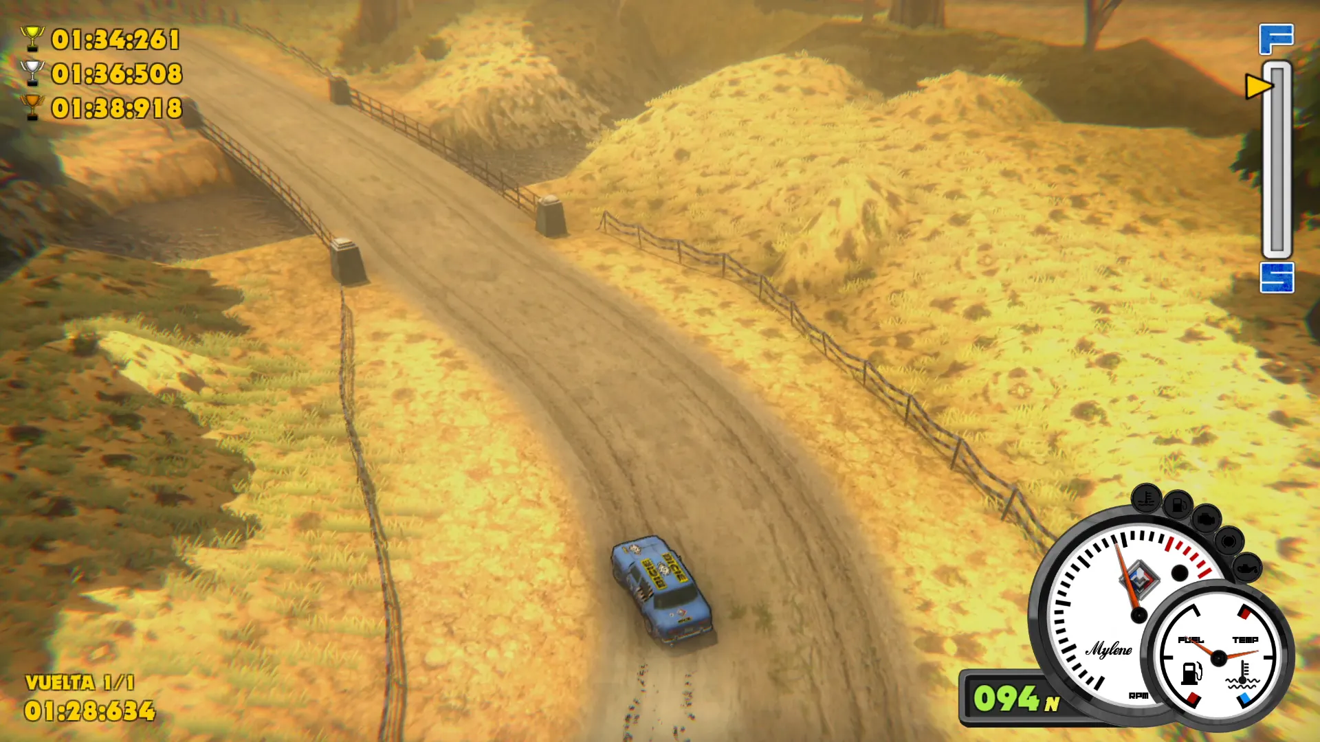 Etapa de Super Woden Rally Edge en Kenya