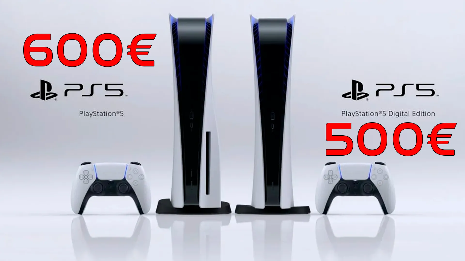 Actualización de los precios de PlayStation 5