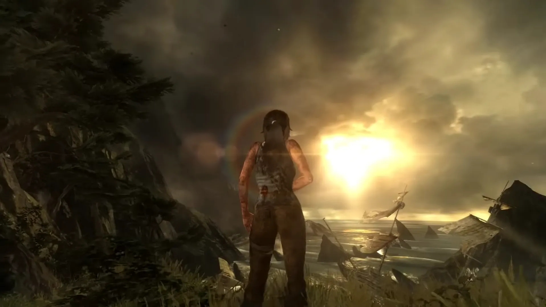 Imagen de Lara frente a todos los naufragios