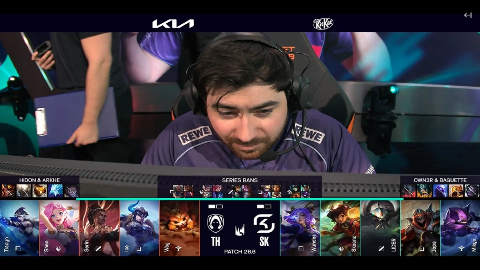 Draft del tercer mapa del primer partido de la jornada 2 de la LEC de primavera 2026 entre SK y TH