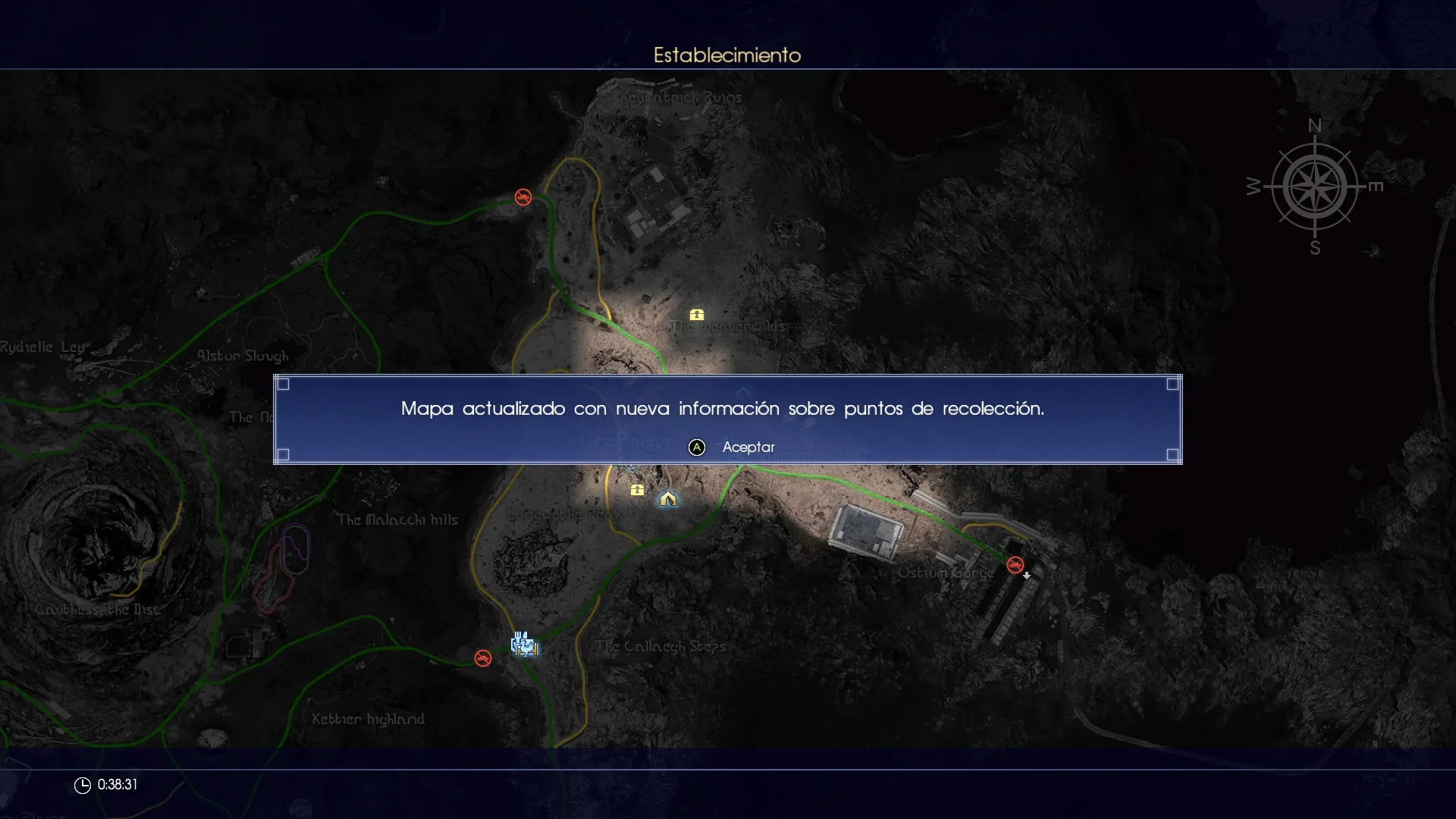 Puntos de interés de Final Fantasy XV