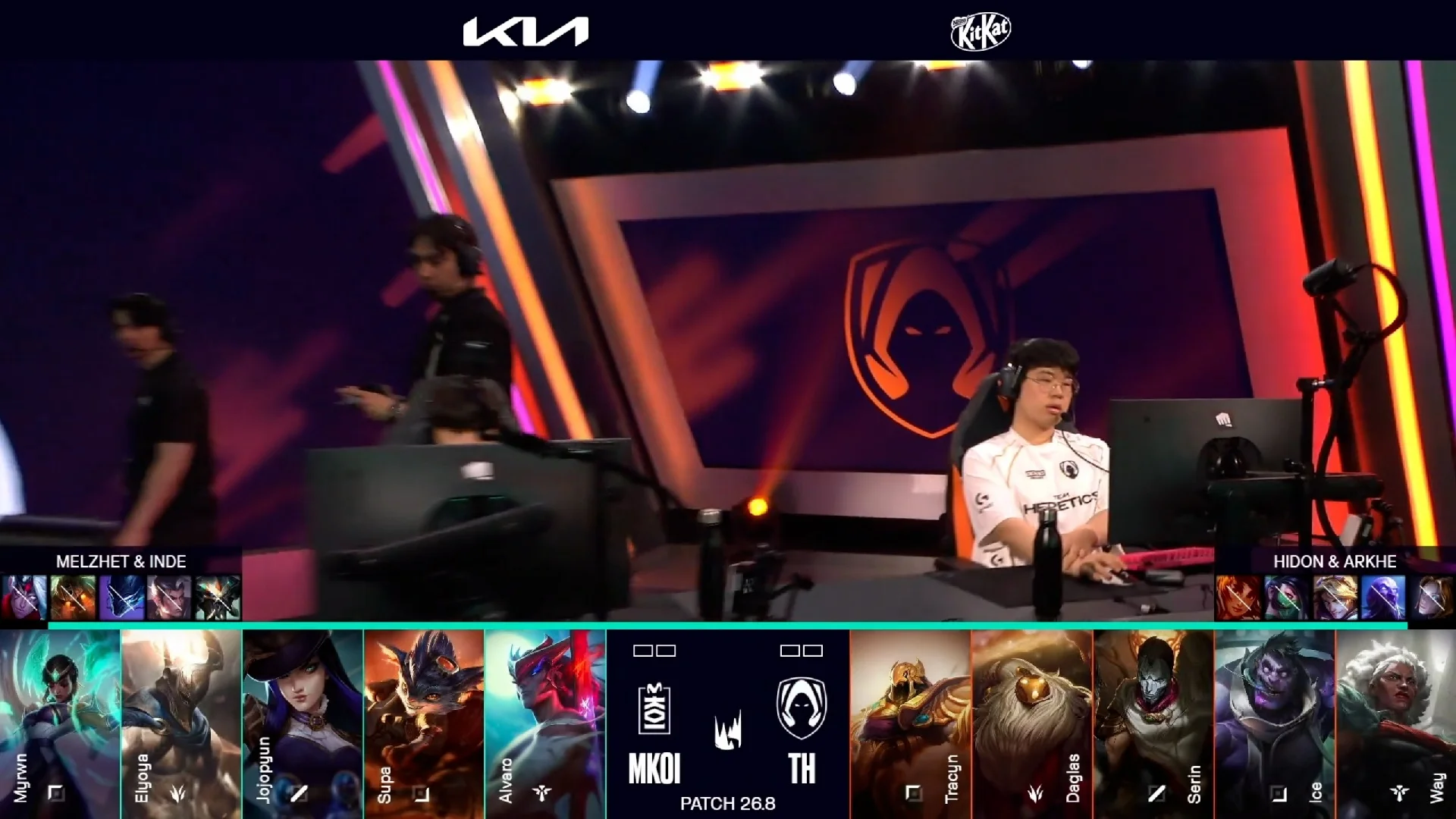 Draft del primer mapa del segundo partido de la jornada 11 de la LEC de primavera 2026 entre TH y MKOI